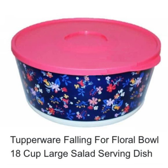 Tupperware Falling For Floral Serving Collection - Picture 5 of 6